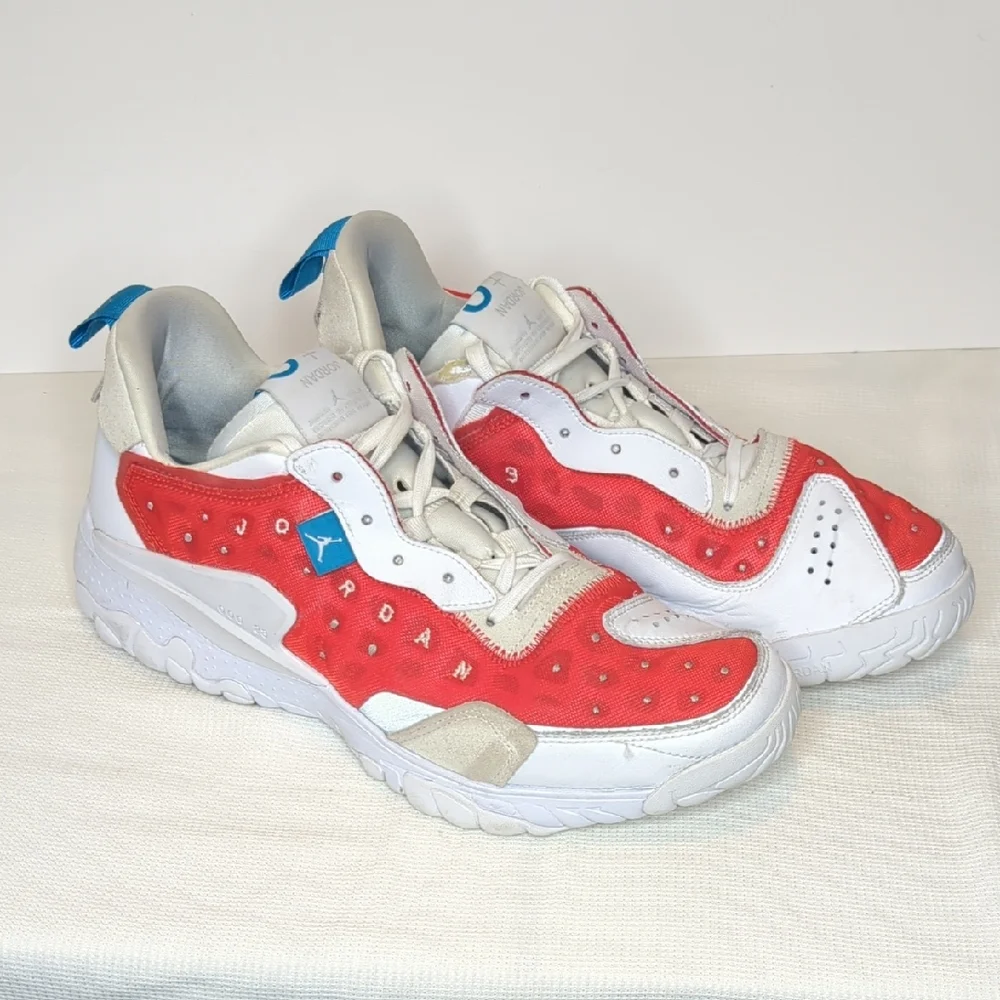 Nike Jordan Delta 2 Chile Red White Sneakers CV8121-600 Men's Size 12.5